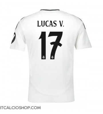 Real Madrid Lucas Vazquez #17 Prima Maglia 2024-25 Manica Corta
